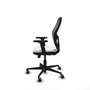PIQUERAS Y CRESPO Silla de oficina Jorquera con mecanismo Sincro/Traslack, Blanco y Negro