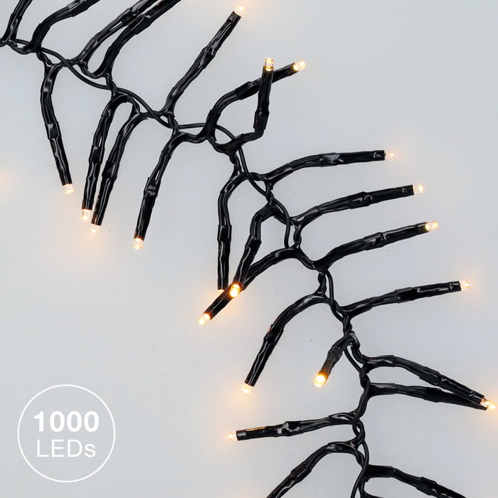 GSC Evolution Guirnalda LED 10M 1000LEDs Luz cálida