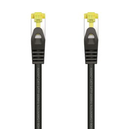 AISENS - CABLE DE RED LATIGUILLO RJ45 LSZH CAT.7 600 MHZ S/FTP PIMF AWG26, NEGRO, 2.0M