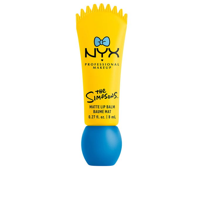 NYX Professional Make Up The Simpsons Smushy Lip Balm - Bálsamo Labial Mate, Color Peekaboo Blue, Edición Limitada, 8 ml NYX Professional Make Up The Simpsons Smushy Lip Balm - Bálsamo Labial Mate, Color Peekaboo Blue, Edición Limitada, 8 ml