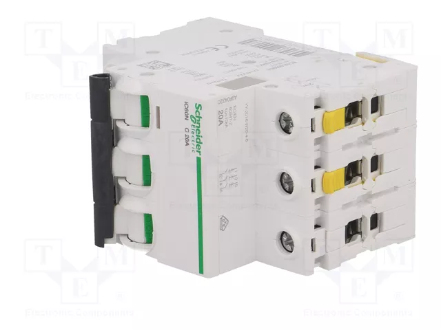 SCHNEIDER ELECTRIC iC60N 20A 3 Polos Característica C SCHNEIDER ELECTRIC iC60N 20A 3 Polos Característica C
