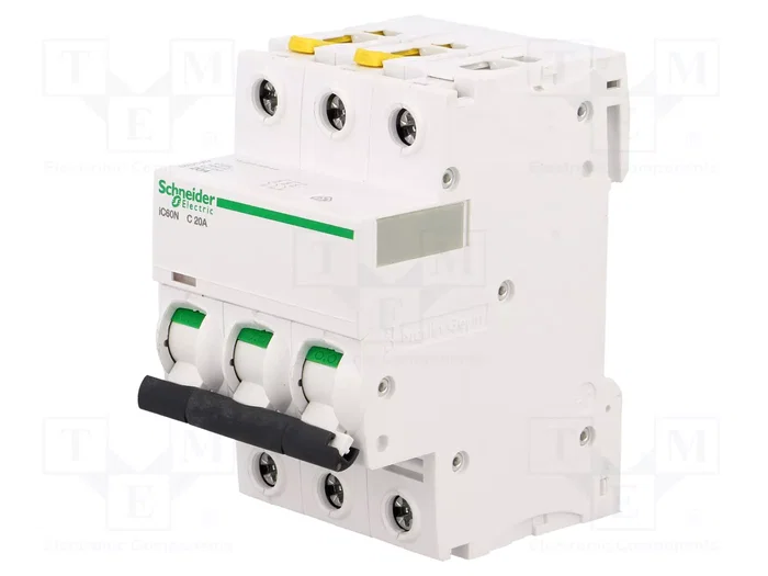 SCHNEIDER ELECTRIC iC60N 20A 3 Polos Característica C SCHNEIDER ELECTRIC iC60N 20A 3 Polos Característica C