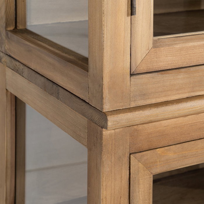 Vitrina Madera Reciclada Salón 80 X 40 X 201,50 cm