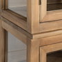 Vitrina Madera Reciclada Salón 80 X 40 X 201,50 cm