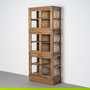 Vitrina Madera Reciclada Salón 80 X 40 X 201,50 cm