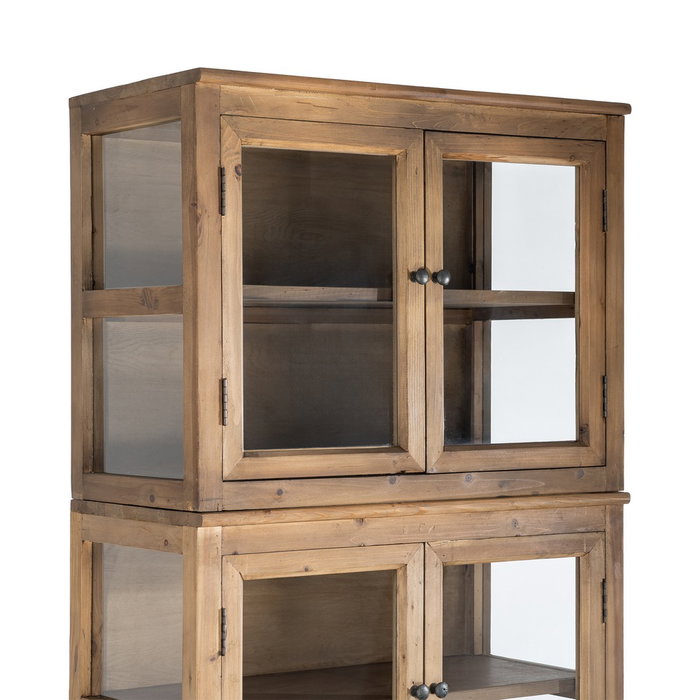 Vitrina Madera Reciclada Salón 80 X 40 X 201,50 cm