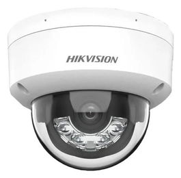 Hikvision DS-2CD2387G2-LISU Cámara IP Minidomo 8MP 4K 2.8mm Acusense Smart Hybrid Light IK10 IP67 Luz IR/Blanca 30m