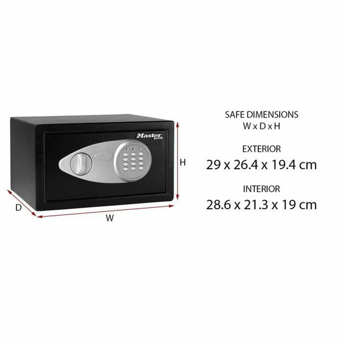 Masterlock x041ml 11L con cerradura electrónica