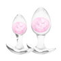 Plug Anal NS Novelties Glams Rosa 2 Piezas (7 cm) (8 cm)