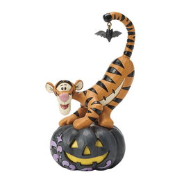 Enesco Figura Disney Traditions Tigger on Jack-O-Lantern 6017944 Halloween Diseño Jim Shore Figura Coleccionable