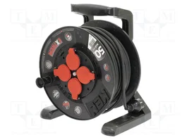 KEL Prolongador de alimentación EXTREM H05RR-F 3G1,5mm2 50m negro