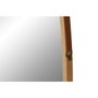 DKD Home Decor Espejo de Bambú y Cristal Natural 43,5x77 cm