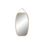 DKD Home Decor Espejo de Bambú y Cristal Natural 43,5x77 cm
