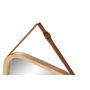 DKD Home Decor Espejo de Bambú y Cristal Natural 43,5x77 cm
