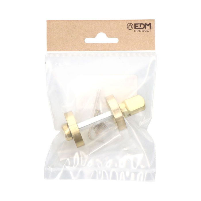 Edm Muletilla Roseta 707 Ø35 mm Latón Satinado Aluminio