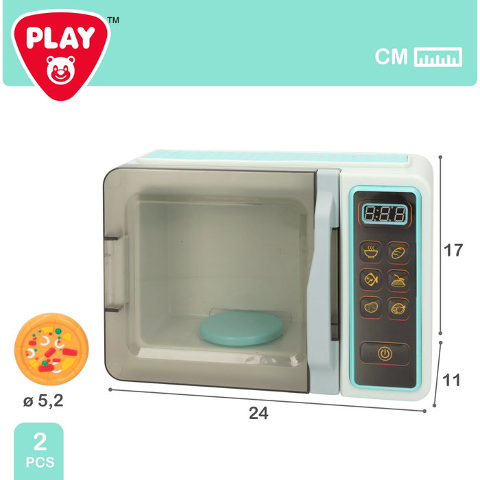 PLAY Microondas de juguete con luz y sonido