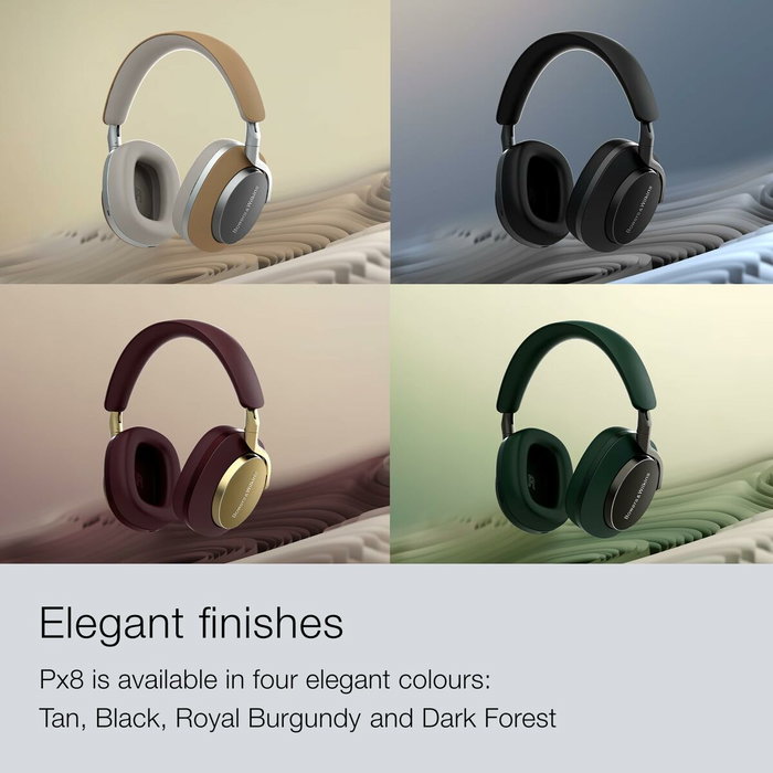 Bowers & Wilkins PX8 Auriculares Inalámbricos Tan con Cancelación de Ruido
