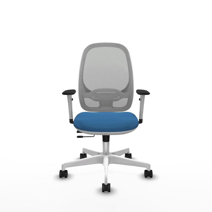 PIQUERAS Y CRESPO Silla de oficina Cilanco Azul claro y Gris