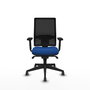 PIQUERAS Y CRESPO Silla de oficina Horna con mecanismo Sincro, Azul y Negro