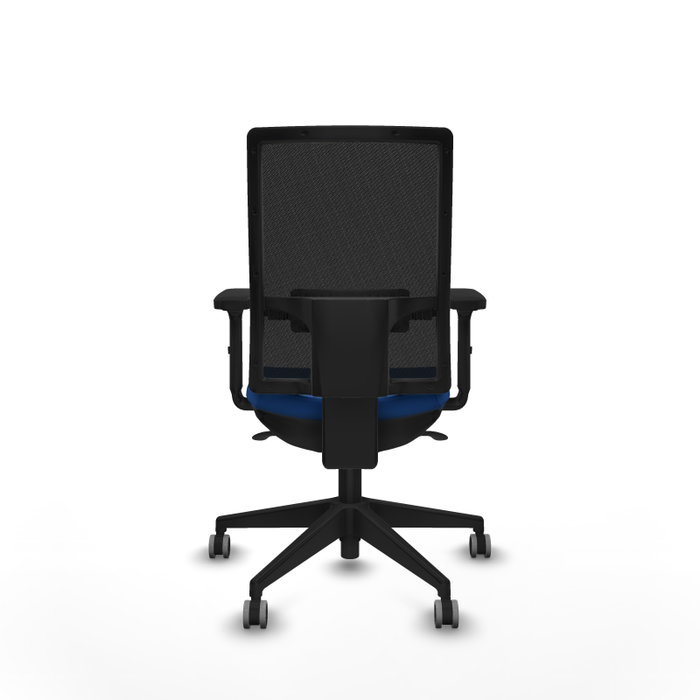 PIQUERAS Y CRESPO Silla de oficina Horna con mecanismo Sincro, Azul y Negro