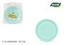 Algon Set 10 Platos Carton Aguamarina Soja 20 cm (36 Unidades)