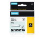 Dymo Rhino Cinta ID1-9 Negro sobre Blanco 9mm x 5,5m