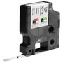 Dymo Rhino Cinta ID1-9 Negro sobre blanco 9mm x 5,5m