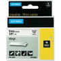 Dymo Rhino Cinta ID1-9 Negro sobre Blanco 9mm x 5,5m