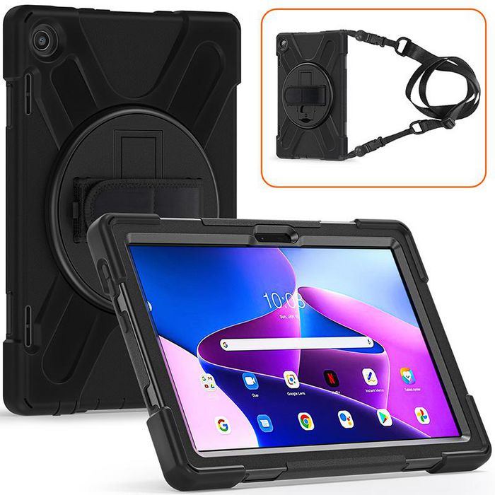 eSTUFF Austin Defender para Lenovo TAB M10 3ª Gen 2022 10.1 (TB-328FU/TB-328XU) - Negro eSTUFF Austin Defender para Lenovo TAB M10 3ª Gen 2022 10.1 (TB-328FU/TB-328XU) - Negro
