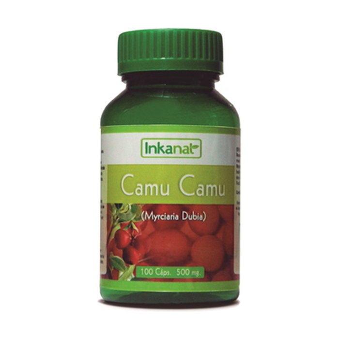 Inkanat Camu Camu 500mg 100 Cápsulas - Antioxidante y Vitamina C Inkanat Camu Camu 500mg 100 Cápsulas - Antioxidante y Vitamina C