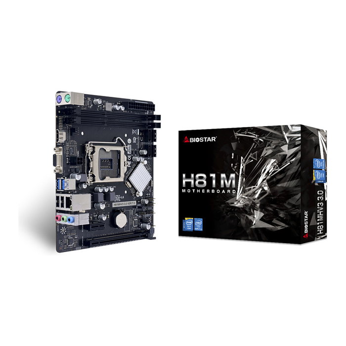 BIOSTAR H81MHV3 V3.0 H81.S1150.mATX.DDR3 Placa Base para PC Intel LGA 1150 DDR3-SDRAM Micro ATX