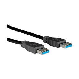 ROLINE 11.02.8970 Cable USB 3.2 Gen 1 Tipo A Macho a Tipo A Macho 1.8m Negro