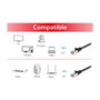 EQUIP 606193 Cable de Red Patch Cat6A S/FTP RJ45 25m, Negro, LSZH, Blindado (S-STP), 10 Gbit/s, 500 MHz, PoE+