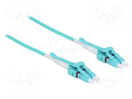 DeLOCK Cable de fibra óptica LC a LC OM3 Uniboot 3 m Azul