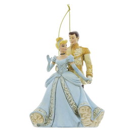 Enesco Adorno para Árbol de Navidad Disney Traditions Cenicienta y el Príncipe Figura Jim Shore Colección