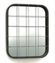 DKD Home Decor Espejo de Metal Negro 45,5x7,5x55 cm
