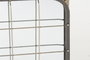 DKD Home Decor Espejo de Metal Negro 45,5x7,5x55 cm