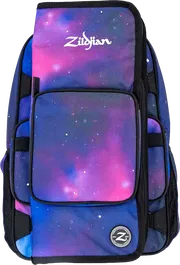 Zildjian Mochila Estudiante / Baquetas Purple Galaxy, Diseñada para Músicos con Funda Integrada, Nylon Resistente al Agua