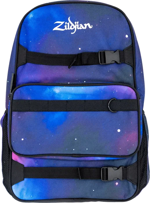 Zildjian Mochila Estudiante / Baquetas Purple Galaxy, Diseñada para Músicos con Funda Integrada, Nylon Resistente al Agua Zildjian Mochila Estudiante / Baquetas Purple Galaxy, Diseñada para Músicos con Funda Integrada, Nylon Resistente al Agua