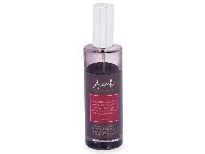 Acorde Aroma Hogar Manzana Y Canela 70 ml (4.5x4.5x16 cm) (Set de 12)