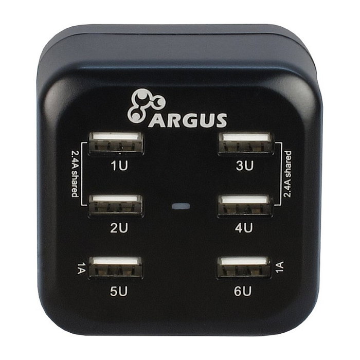 Inter-Tech Argus LS-6US Cargador 80mm USB 5V Inter-Tech Argus LS-6US Cargador 80mm USB 5V