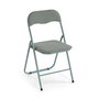Versa Silla Plegable Lira Corduroy Verde - Asiento Textil de 44x78 cm para Interior/Exterior (4 Unidades)