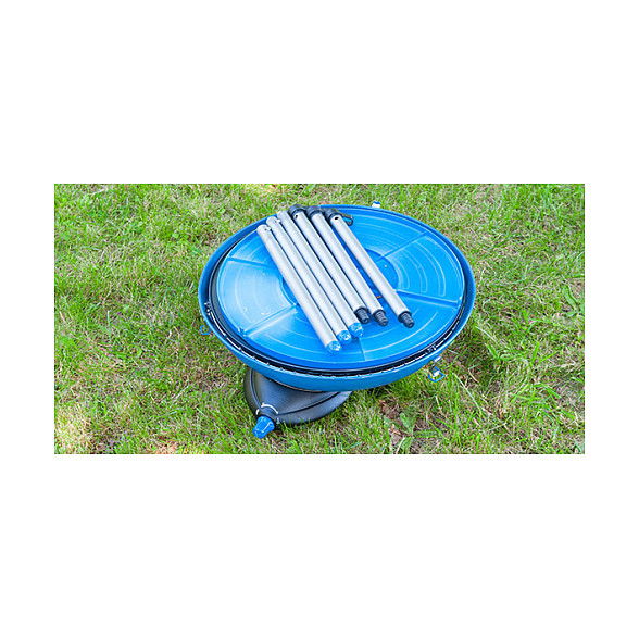 CAMPINGAZ Party Grill 600 R - Hornillo de Camping de Combustible Líquido, 1 Zona, Peso 10.7 kg, Negro/Azul/Metálico