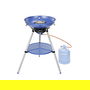 CAMPINGAZ Party Grill 600 R - Hornillo de Camping de Combustible Líquido, 1 Zona, Peso 10.7 kg, Negro/Azul/Metálico