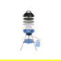 CAMPINGAZ Party Grill 600 R - Hornillo de Camping de Combustible Líquido, 1 Zona, Peso 10.7 kg, Negro/Azul/Metálico