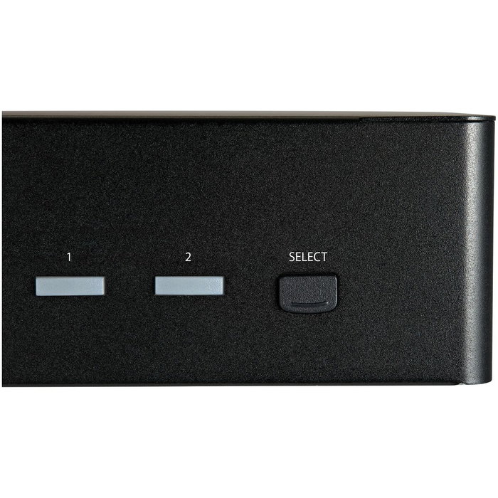 StarTech.com Switch KVM de 2 Puertos HDMI 2.0 para 2 Monitores 4K 60Hz HDR