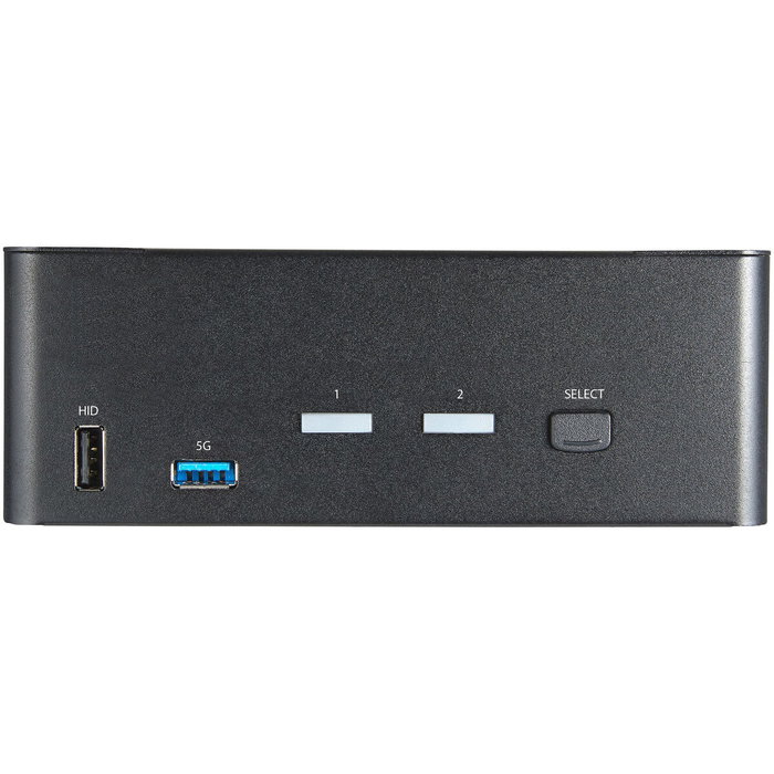 StarTech.com Switch KVM de 2 Puertos HDMI 2.0 para 2 Monitores 4K 60Hz HDR