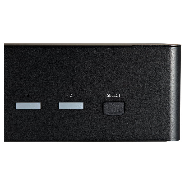 StarTech.com Switch KVM de 2 Puertos HDMI 2.0 para 2 Monitores - 4K Ultra HD 60Hz HDR, USB 3.0 y Audio - Referencia 2 Port Dual Monitor HDMI KVM Switch