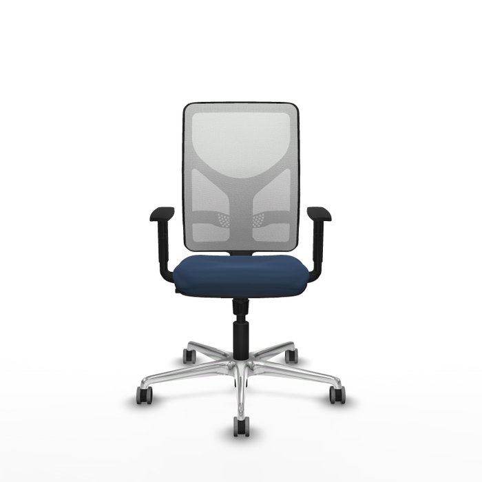 PIQUERAS Y CRESPO Silla de oficina Motilla con mecanismo Sincro, Azul marino y Blanco PIQUERAS Y CRESPO Silla de oficina Motilla con mecanismo Sincro, Azul marino y Blanco