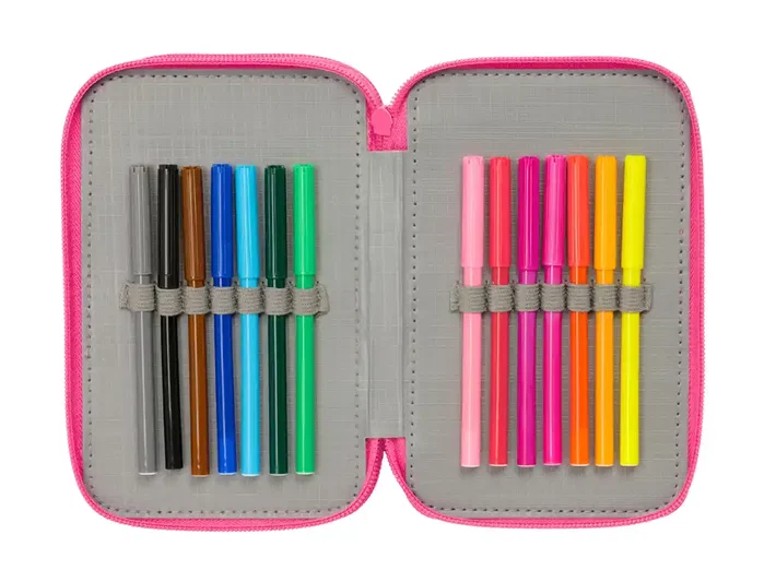 Safta Plumier Triple Barbie 37 Pcs Safta Plumier Triple Barbie 37 Pcs